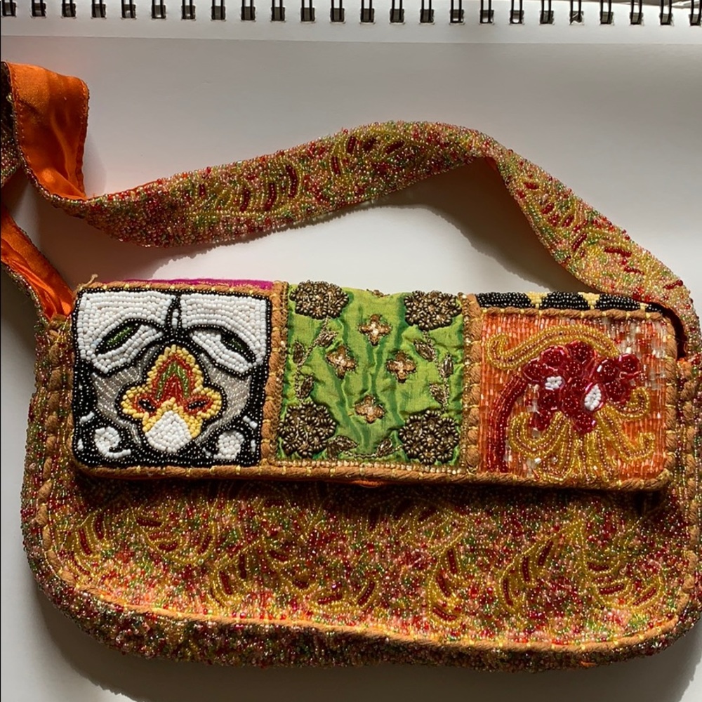Beaded handbag
